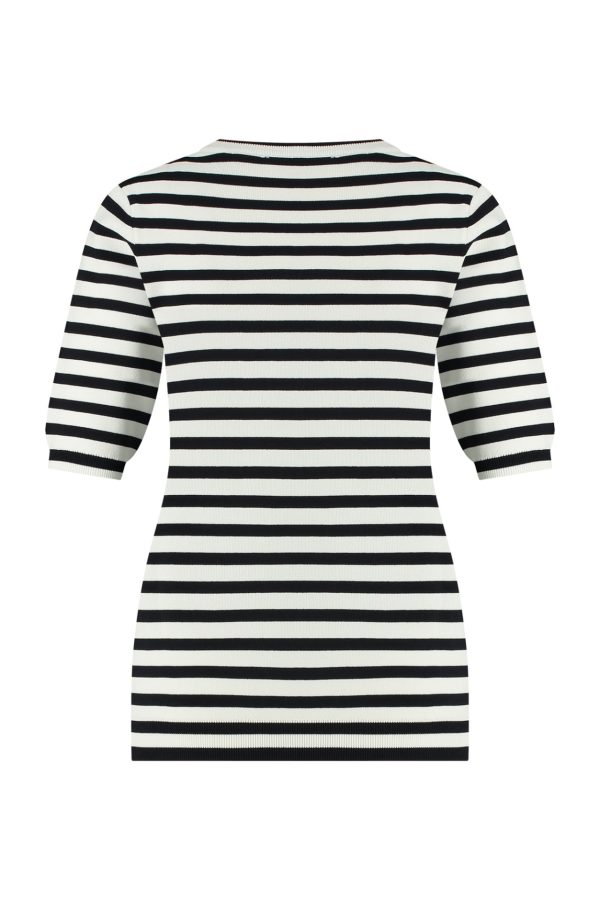 Luna stripe short slv pullover - Afbeelding 6