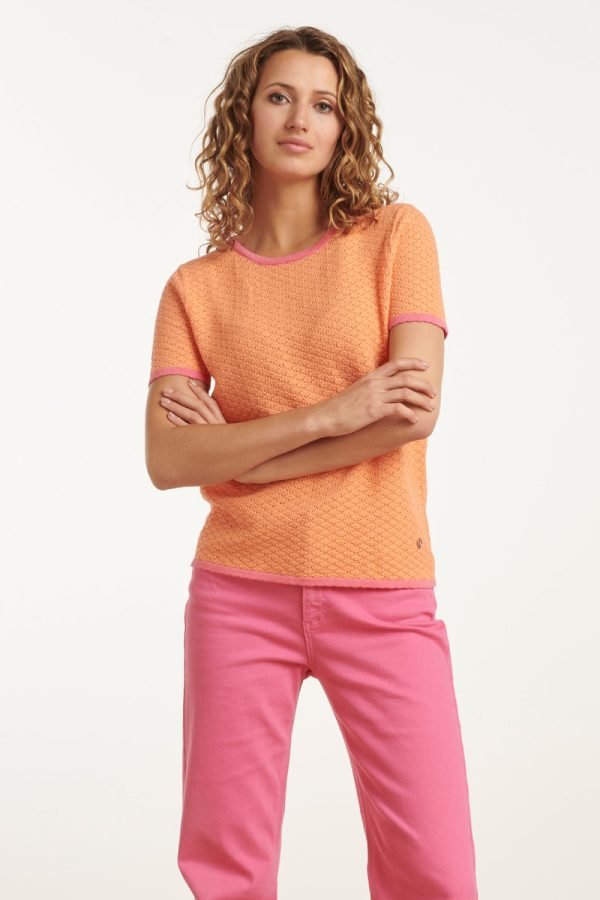 Knit Top Peach Pink - Afbeelding 3